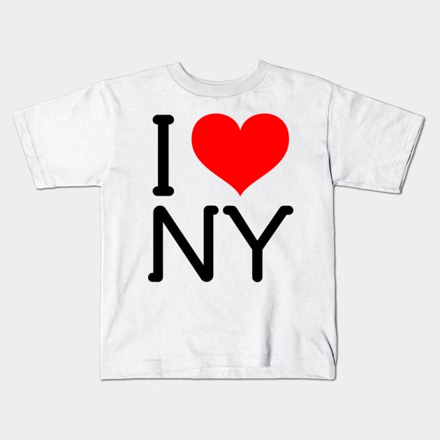 I Heart NY Kids T-Shirt by Evlar